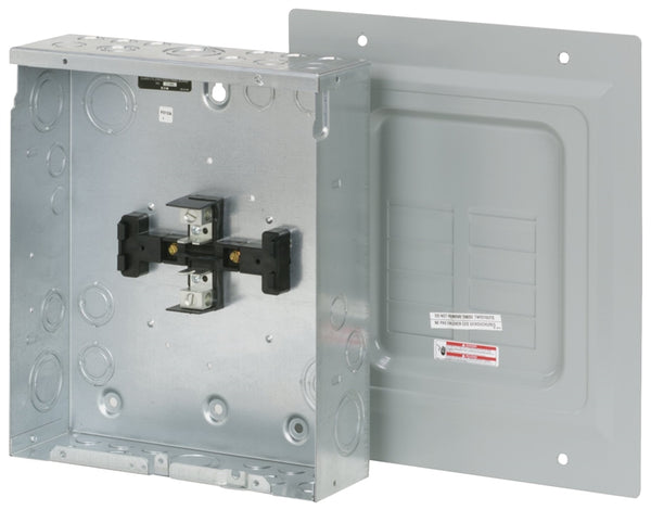 EATON BR48L125SP Load Center, 125 A, 8 -Pole, 4 -Space, 8 -Circuit, Main Lug, NEMA 1 Enclosure, Surface Mounting