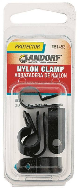 Jandorf 61453 Cable Clamp, Nylon, Black