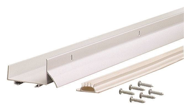 M-D 06403 Door Bottom with Drip Cap, 36 in L, 1-3/8 in W, 1-5/8 in H, Aluminum
