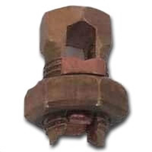 nVent ERICO ESB8 Split Bolt Connector, #16 to 8 Wire, Silicone Bronze Alloy, Bronze