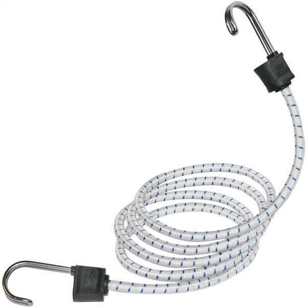 KEEPER Twin Anchor 06280 Bungee Cord, 48 in L, Rubber, Hook End