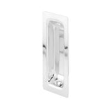 Prime-Line N 7342 Door Pull, 1-3/8 in W, 3/8 in D, 3-1/4 in H, Brass, Satin Nickel