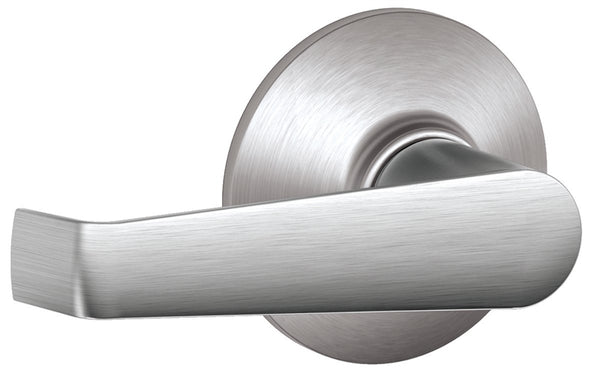 Schlage Elan Series F10CSVELA626 Passage Lever, Zinc, Satin Chrome