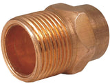 EPC 80310CP Pipe Adapter, 1/2 in, Sweat x MIP, Copper