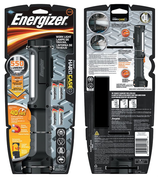 Energizer HCAL41E Work Light, 350 Lumens Lumens, Black