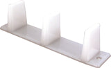 Prime-Line N 6563 Closet Door Guide, Nylon/Plastic, White, Floor Mounting