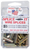 NEW FARM SS5 Wire Splice, Stainless Steel, For: 12.5 to 15.5 ga Hi-Ten Smooth, Woven Fence