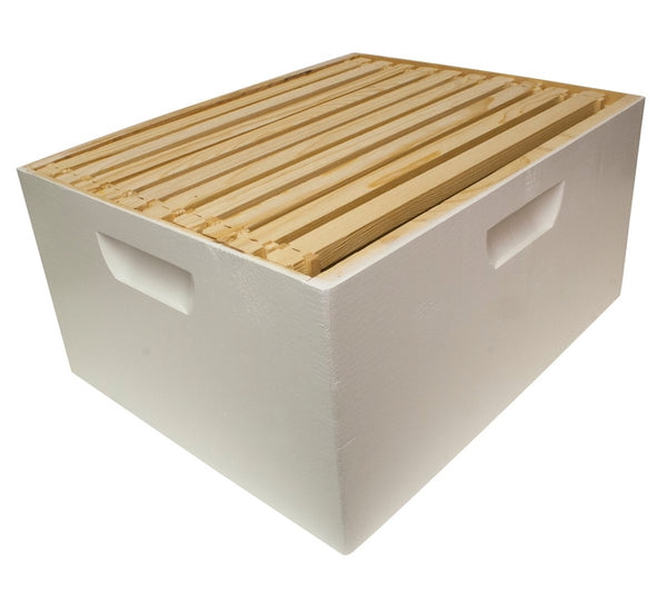 HARVEST LANE HONEY WWBCD-101 Bee Hive Box, 10-Frame, Wax Frame