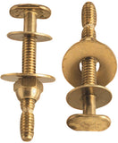 Plumb Pak PP830-49 Bolt Set, Snap-Off, Brass