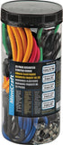 ProSource Stretch Cord Set, Polypropylene, Black/Blue/Red/Green/Yellow, Hook End