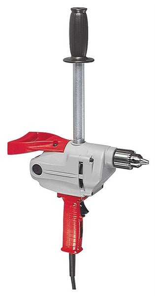 Milwaukee 1660-6 Electric Drill, 7 A, 1/2 in Chuck, Keyed Chuck, 8 ft L Cord
