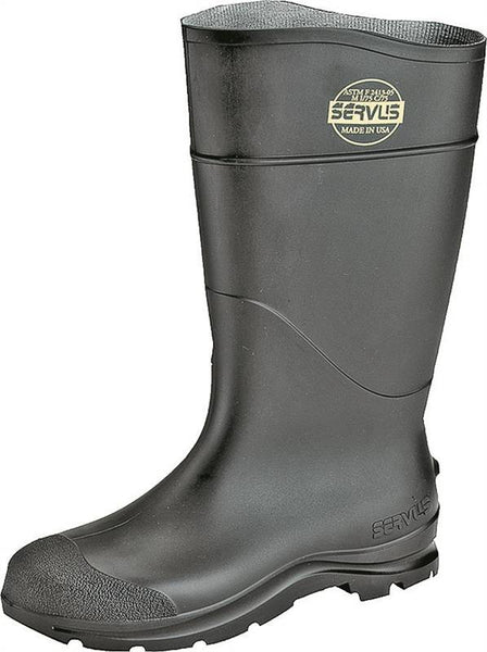 Servus 18822-5 Non-Insulated Knee Boots, 5, Black, PVC Upper, Insulated: No