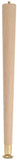 Waddell 2504 Table Leg, 3-1/2 in H, Hardwood, Smooth Sanded