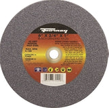 Forney 72400 Bench Grinding Wheel, 6 in Dia, 1 in Arbor, 60 Grit, Medium, Aluminum Oxide Abrasive