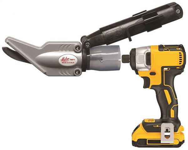 Malco TSF1 Siding Shear Attachment, Steel, For: 14.4 V or Larger Cordless or Standard A/C Power Drills