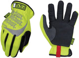 MECHANIX WEAR SFF-91-011 High-Visibility Work Gloves, Men's, XL, 11 in L, Reinforced Thumb, Elastic Cuff, Yellow