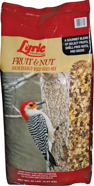 Lyric 2647344 Wild Bird Mix, Fruit, Nut Flavor, 20 lb Bag