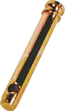 SpeeCo S07070400 Top Link Pin, 1 in Dia Pin, 6 in OAL, Carbon Steel, Yellow Zinc Dichromate