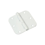 National Hardware N830-337 Door Hinge, 3-1/2 in H Frame Leaf, Steel, White, Non-Rising, Removable Pin, 50 lb