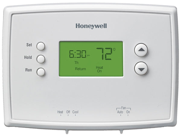 Honeywell RTH2510B1018/E1 Programmable Thermostat, +/-1 deg F Differential, Digital Display