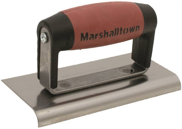 Marshalltown DuraSoft Series 36D Hand Edger, 6 in L Blade, 3 in W Blade, HCS Blade, 1/2 in Lip, 3/8 in Lip Radius