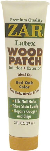 ZAR 31041 Wood Patch, Paste, Amine, Red Oak, 3 oz Tube