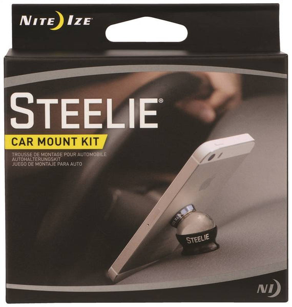 Nite Ize STCK-11-R8 Dash-Mount Kit, Black/Silver, Dash Mounting