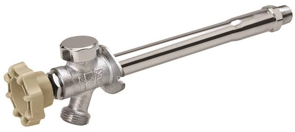 B & K 104-823HC Anti-Siphon Frost-Free Sillcock Valve, 1/2 x 3/4 in Connection, MPT x Hose, 125 psi Pressure, Brass Body