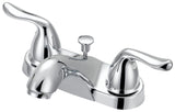 Boston Harbor F5121033CP Lavatory Faucet, 1.2 gpm, 2-Faucet Handle, 3-Faucet Hole, Metal/Plastic, Chrome Plated