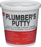 Oatey 31166 Plumbers Putty, Solid, Off-White, 14 oz