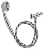 Plumb Pak K742CP Handheld Shower, 1.8 gpm, 3-Spray Function, Polished Chrome, 60 in L Hose