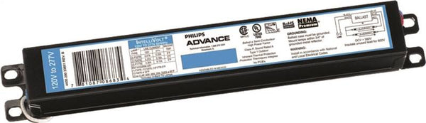 Philips Advance Optanium Series IOP2P59N35I Electronic Ballast, 120/277 V, 111 to 113 W, 2-Lamp
