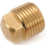 Anderson Metals 756109-04 Pipe Plug, 1/4 in, MIP, Square Head, Brass