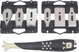 HYDE 10450 Contour Scraper, Stainless Steel Blade, Ergonomic Handle
