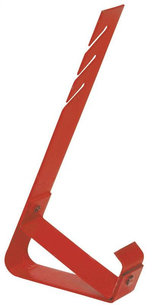 Qualcraft 2502 Fixed Roof Bracket, Adjustable, Steel, Red, For: Slideguard or Material Support on Low Slope Roofs