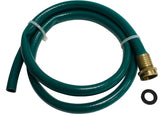 LASCO 16-1780 Filler Hose, 3/4 in ID, 5 ft L, Female x Plain End, Rubber