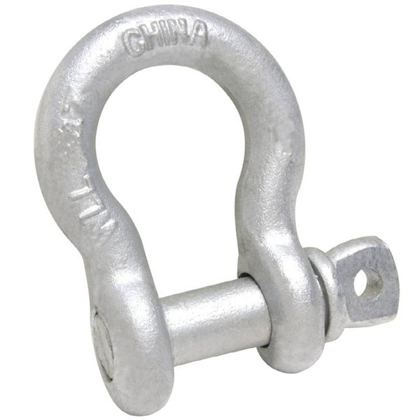 BARON 193LR-1/4 Anchor Shackle, 0.5 ton Working Load, Steel, Galvanized