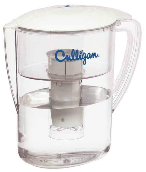Culligan PIT-1 Water Filter Pitcher, 2 qt Capacity, 50 gal Cartridge, Plastic, Clear
