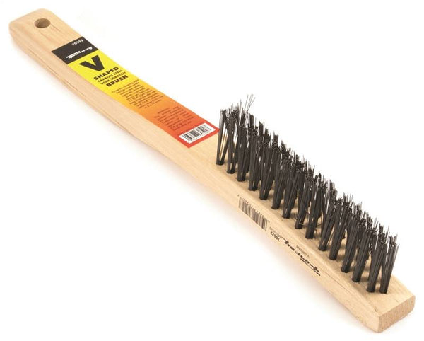 Forney 70522 Scratch Brush, 0.014 in L Trim, Carbon Steel Bristle