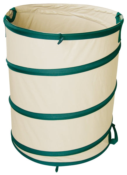 Landscapers Select GB-6001-3L Garden Bag, 27 in L, 2 H x 22 Dia in, 45 gals Capacity, PVC, Beige