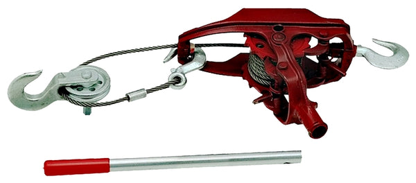 AMERICAN POWER PULL 15002 Cable Puller, 4 ton Lifting, 5/16 in Dia Rope/Cable, 18 ft Lift