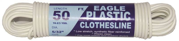 EAGLE 775-050-03 Clothesline, 50 ft L, Plastic
