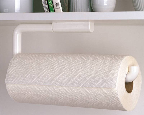 iDESIGN Basic 35001 Paper Towel Holder, 13 in OAW, Plastic, White
