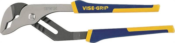 IRWIN 2078512 Groove Joint Plier, 12 in OAL, 2-1/4 in Jaw Opening, Blue/Yellow Handle, Cushion-Grip Handle