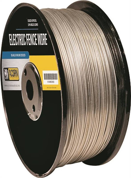 Acorn International EFW1914 Electric Fence Wire, 19 ga Wire, Metal Conductor, 1/4 mile L