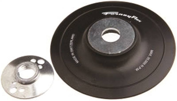 Forney 72321 Backing Pad with Spindle Nut, 4-1/2 in Dia