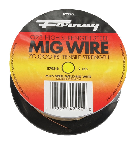 Forney 42290 MIG Welding Wire, 0.024 in Dia, Mild Steel