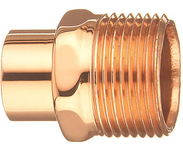 EPC 104-2 Series 30444 Street Pipe Adapter, 3/4 in, FTG x MIP, Copper