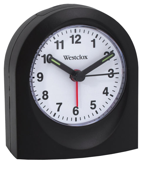 Westclox 47312 Alarm Clock, Black Case