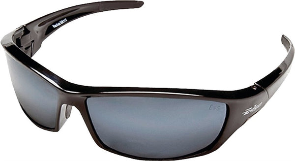 Edge SR117 Non-Polarized Safety Glasses, Unisex, Polycarbonate Lens, Full Frame, Nylon Frame, Black Frame